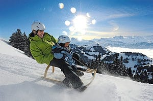 Pistes de luge dans l’Oberland bernois