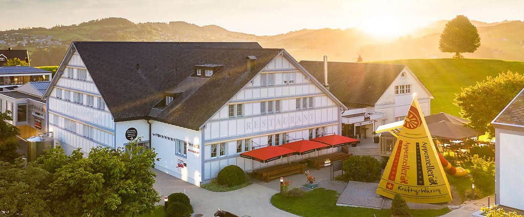 The building of the appenzeller cheese factory