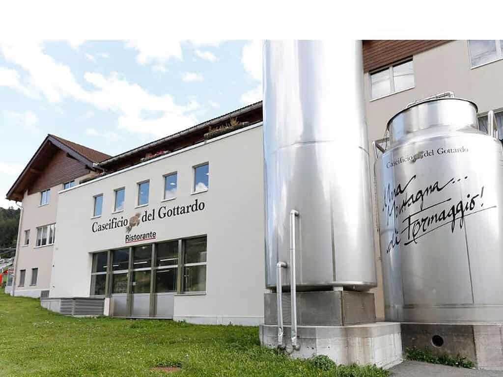 Cheese factory in airolo, ticino