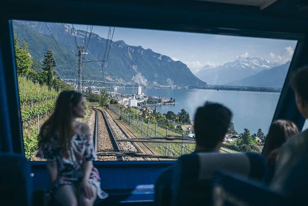 Front Seats in the goldenpass train