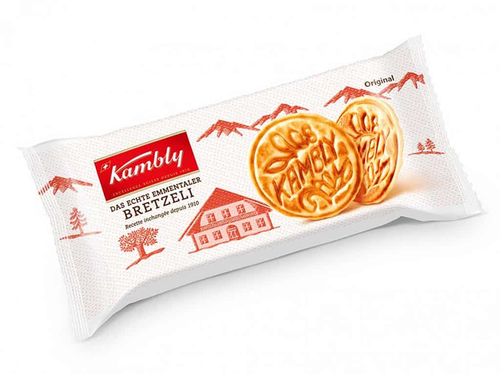Kambly package with cookies