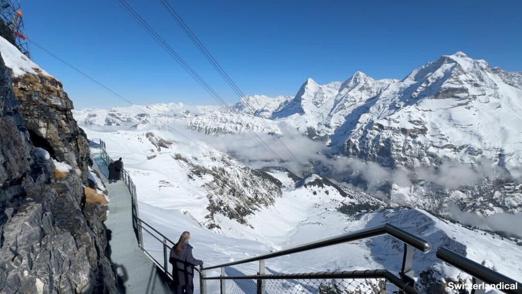 Alpine panorama from the Thrill Walk.